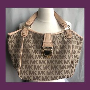 Authentic Michael Kors brown monogram bag